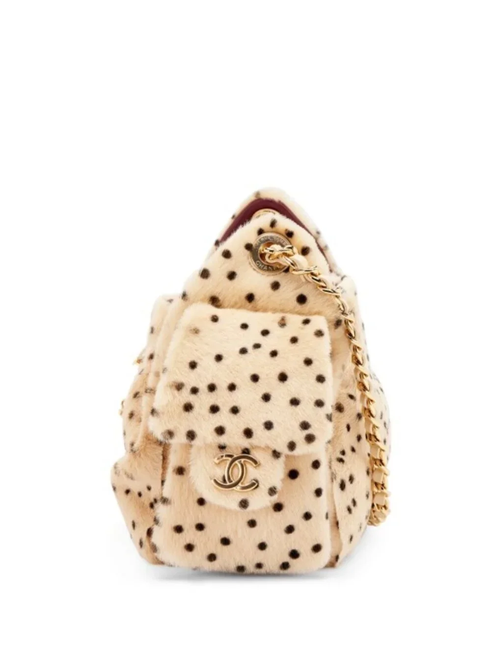 Chanel 25 Pony Hair Bucket Mini Leopard / Cheetah Print